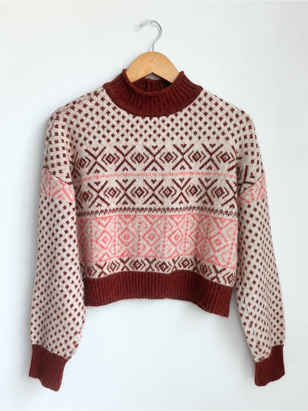 American Eagle Outfitters Fair Isle Nordic Sweater Medium